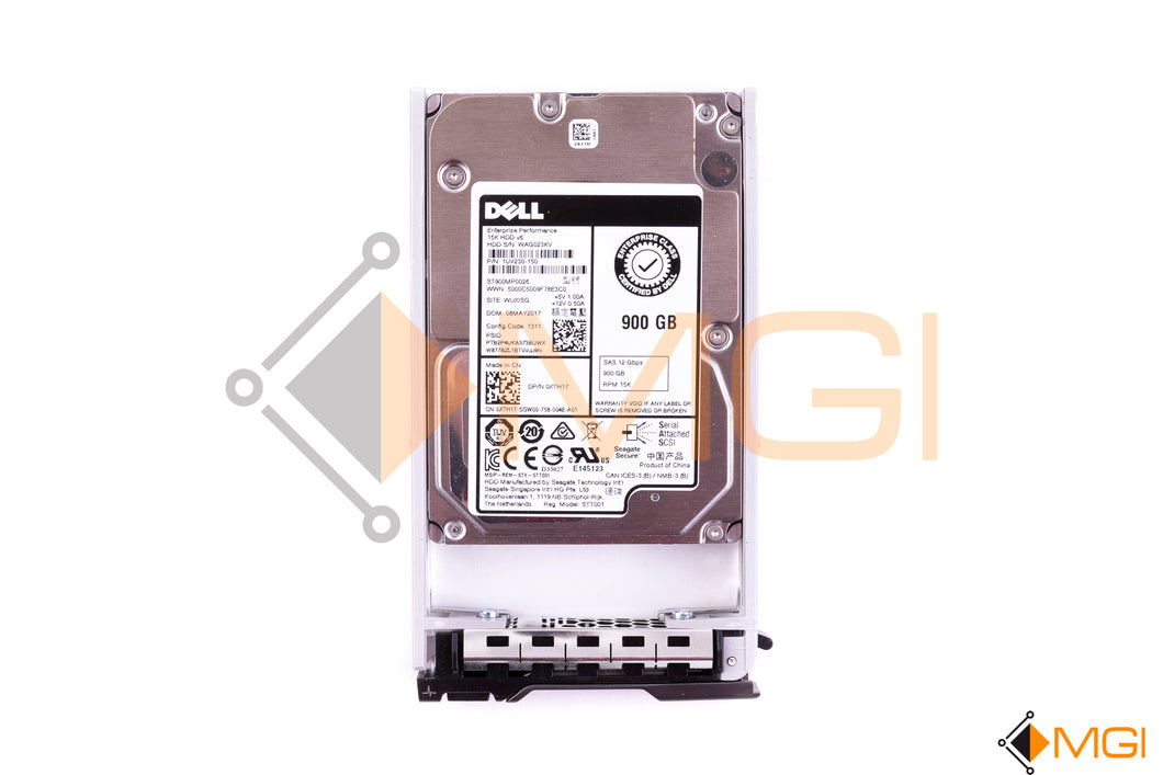 XTH17 DELL 900GB 15K 2.5'' SAS 12Gbs FIPS HDD FRONT VIEW