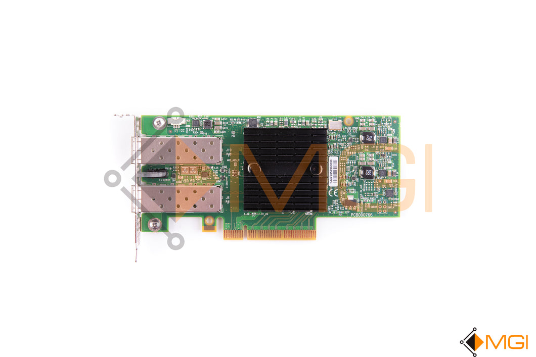 YHTD6 DELL MELLANOX CONNECTX DUAL PORT 10GBE NIC NETWORK CARD TOP VIEW