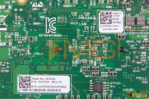 YHTD6 DELL MELLANOX CONNECTX DUAL PORT 10GBE NIC NETWORK CARD DETAIL VIEW