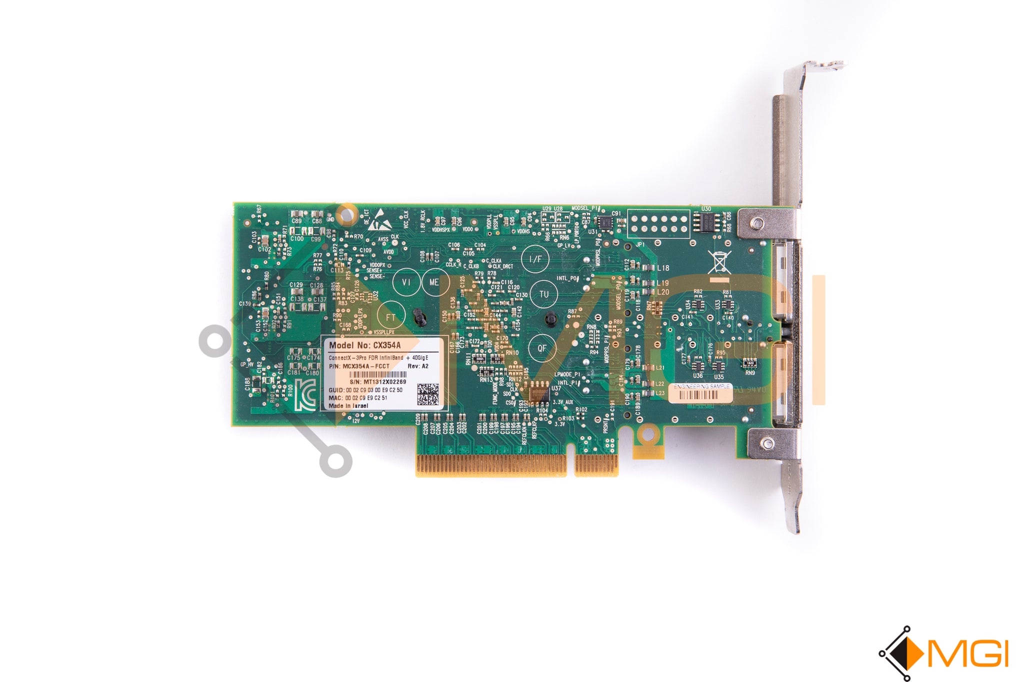 Mellanox CX354A Dual Port 40Gb Network Adapter MCX354A-FCCT FH Bracket Mellanox CX354A Dual Port 40Gb Network Adapter MCX354A-FCCT FH Bracket