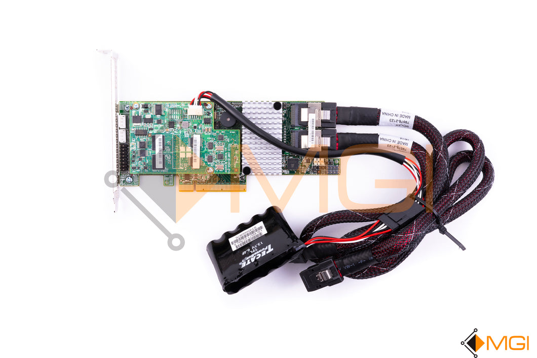 SAS 9266-8I LSI MEGARAID 6GB PCI-E RAID CONTROLLER LP FRONT VIEW 