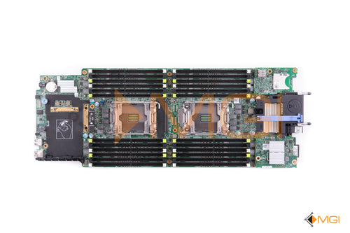 PHY8D DELL POWEREDGE M630 BLADE SERVER SYSTEM BOARD W/ INTERNAL SD RISER CARD + 10GBE DUAL PORT DAUGHTER CARD + 8GB iDRAC FLASH SD TOP VIEW