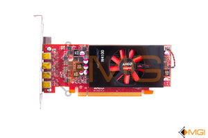 25D14 DELL AMD FIREPRO W4100 2GB GDDR5 4x MINI DISPLAY PORT GRAPHIC CARD HIGH PROFILE FRONT VIEW 