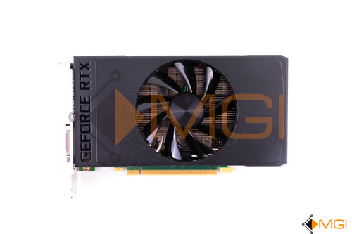 6CTH3 DELL NVIDIA GEFORCE RTX 2060 6GB PCIE-X16 GDDR6 GRAPHIC CARD TOP VIEW 