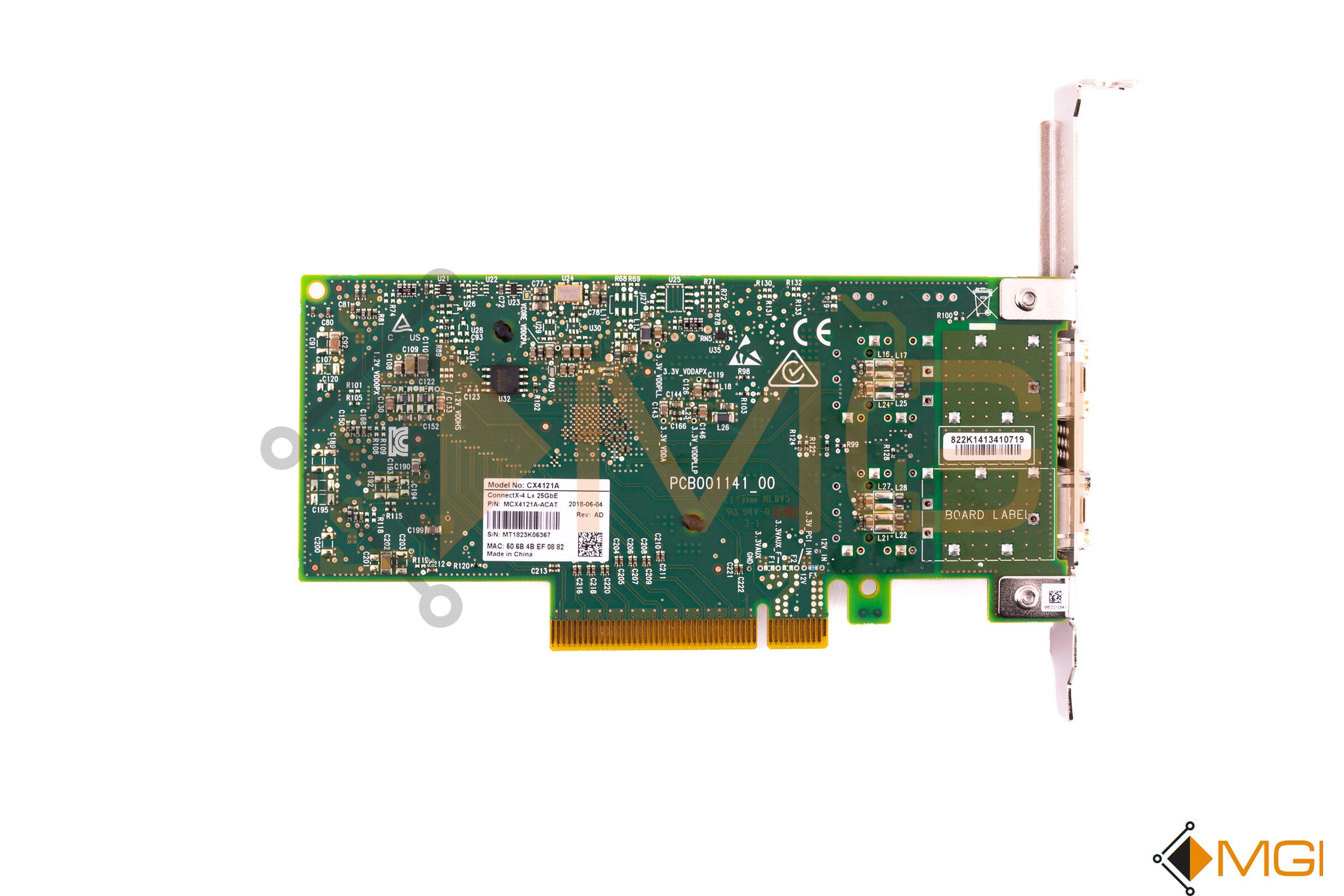 MCX4121A-XCAT (HIGH PRO) X-4 25GBE DUAL-PORT - MGI – MGI